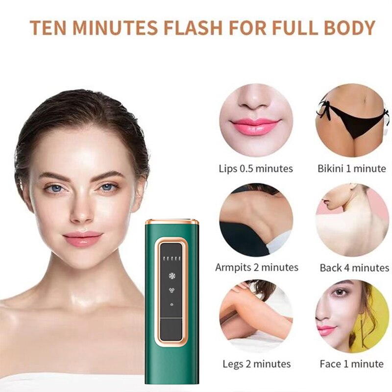 PAKISS Infinite IPL Hair Removal System - Permanent Reduction for Women & Men with Integrated Cooling